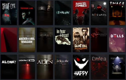 بكج الرعب +60 لعبة HORROR GAMES