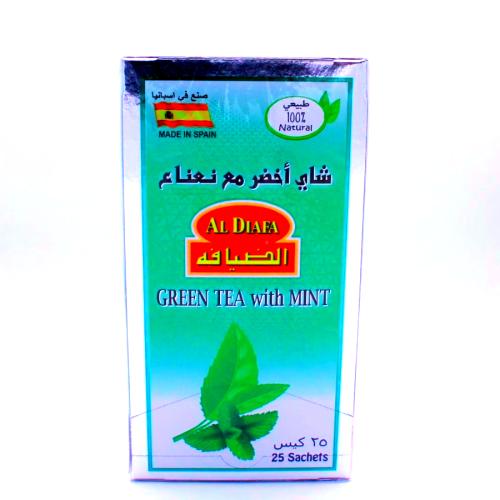 شاي اخضر بالنعناع الضيافة 25كيس