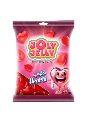 ‫ حلوى جيلي على شكل قلوب 80 جم‬