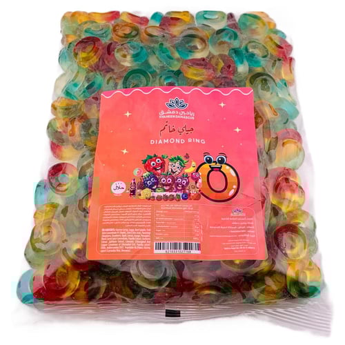 حلوى جيلي رياحين الشام بنكهة الفواكة - 1كجم