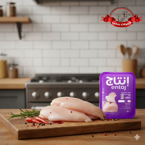 صدور دجاج فيليه طازج الإنتاج - 450 جرام
