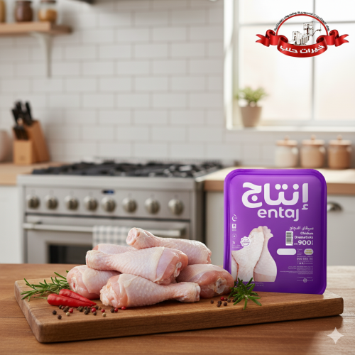 سيقان دجاج طازجة الإنتاج - 900 جرام