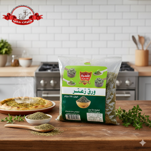 ورق زعتر الأسرة الشامية - 100جم