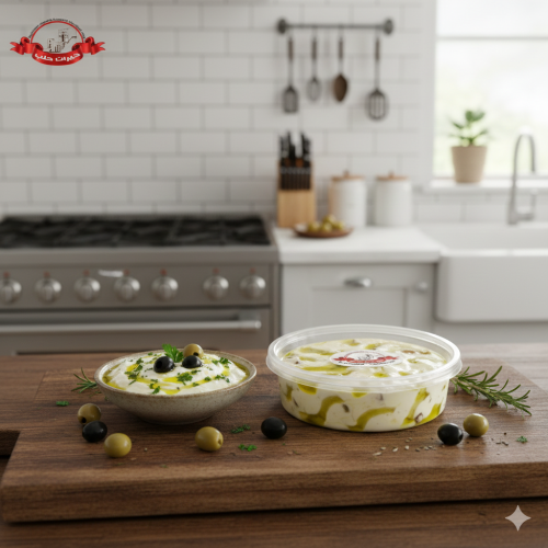 لبنة بالزيتون - / 120/جم تقريبا