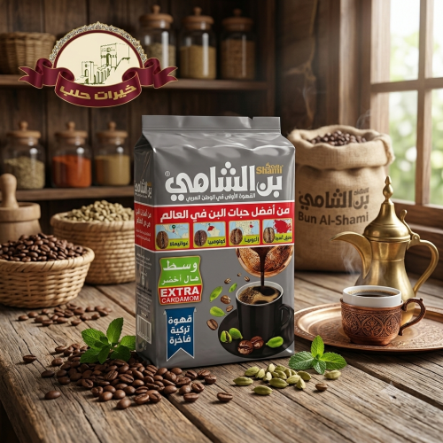 بن الشامي وسط هال أخضر - 500 جرام