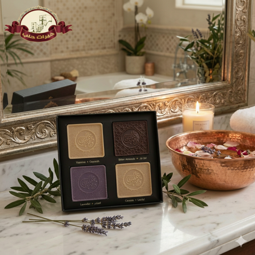 صابون غار قدح ذهب حلب –4 حبات