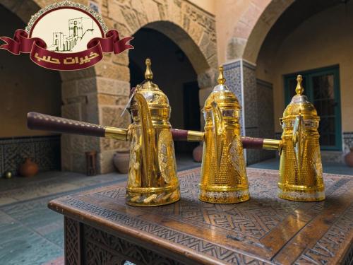 مصب قهوة مشروب الهنا نحاس - 3 مقاسات