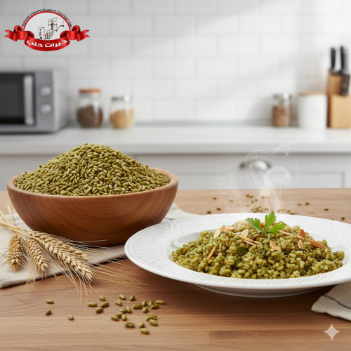 فريكة خضراء الجودي