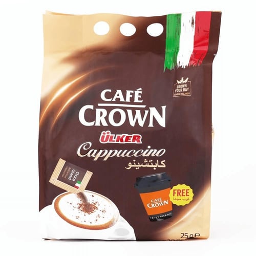 كابوتشينو أولكر – 25 غرام × 20 ظرف + كوب