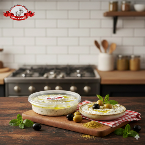 لبنة بالنعناع - / 120/جم تقريبا