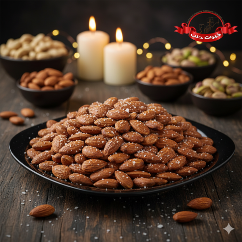 لوز محمص مالح