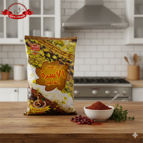 زعتر بحمض السماق – الأسرة الشامية – 400 غ / 800 غ