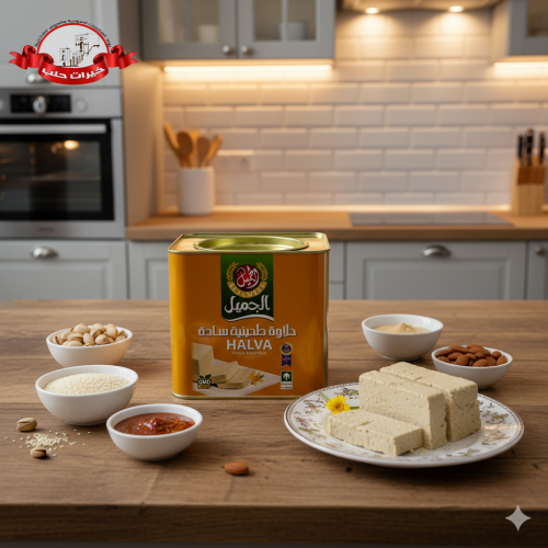 حلاوة طحينية الجميل سادة - 4 كجم