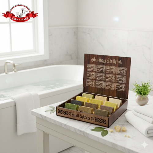 مجموعة صابون غار حكاية تاريخ - 12 قطعة منوعة