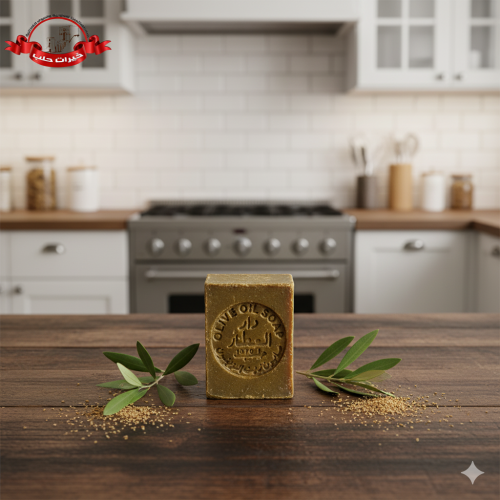 صابون زيت الزيتون والغار الطبيعي من دار العطار - 1...