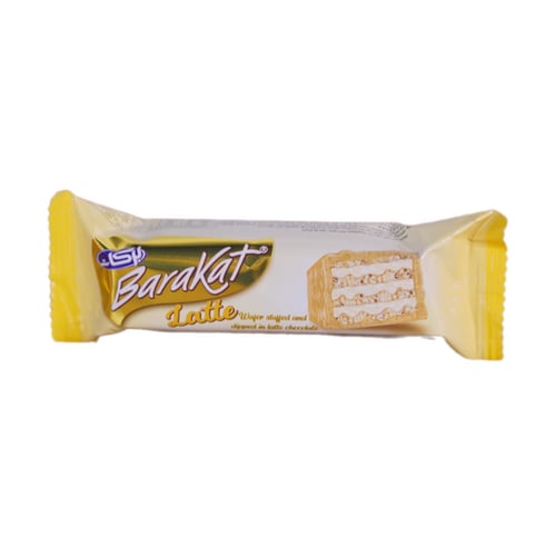 بركات ويفر مغطى ومحشو باللاتيه – 12 قطعة