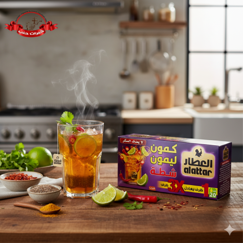 خلطة بنكهة الكمون والليمون مع الشطة – أعشاب العطار