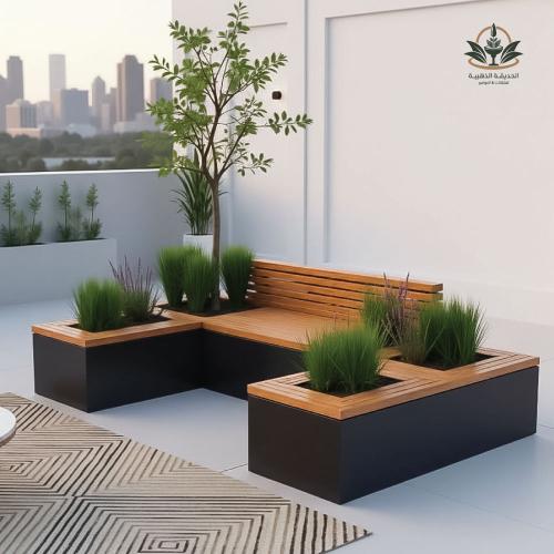 جلسة عملية مع مراكن للزراعة