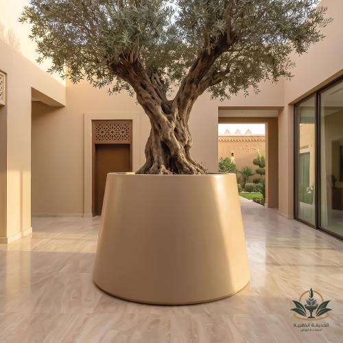 مركن كبير لزراعة الاشجار فايبر