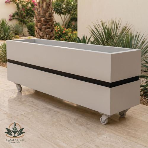 External fiber basin 2m with tires