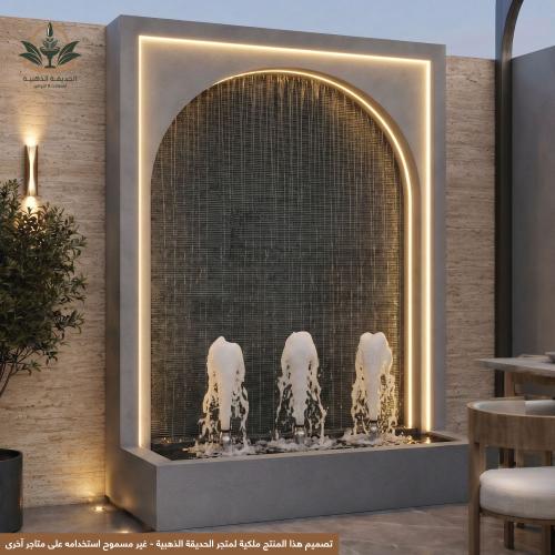 شلال جاهز متنقل فايبر 2م