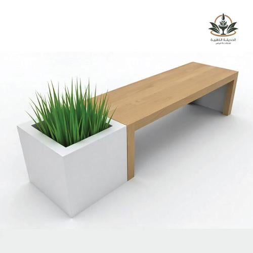 جلسة خارجية كبيرة مع مركن