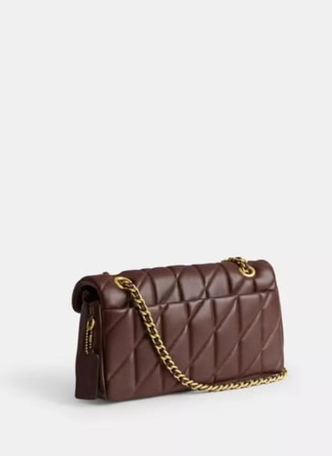 حقيبة كتف نسائية لون بني