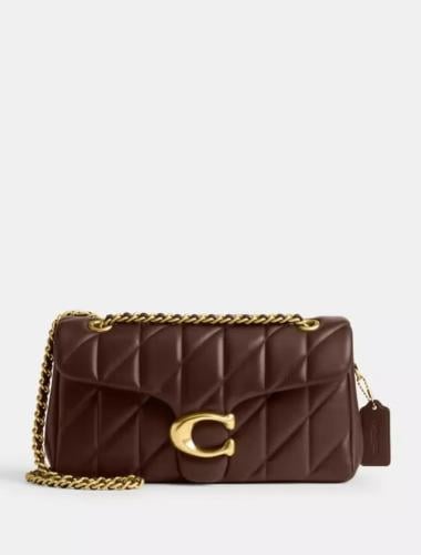 حقيبة كتف نسائية لون بني