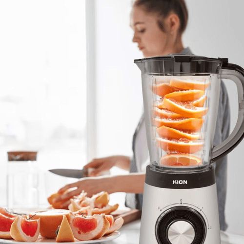 خلاط كيون 1.5 لتر 500 واط مع مطحنة ابيض