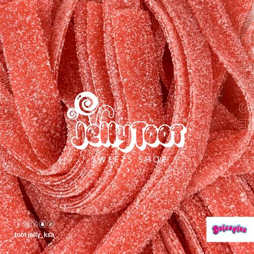 جيلي شرايط الفراولة الحامضة