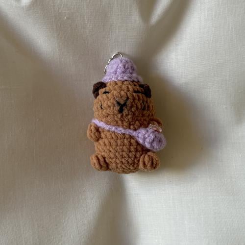 Capybara keychain 3