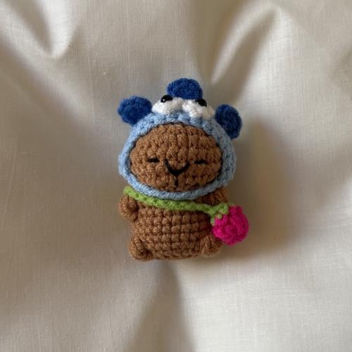 Capybara Hangyodon keychain