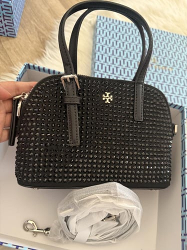 حقيبة توري بورش كريستال اسود