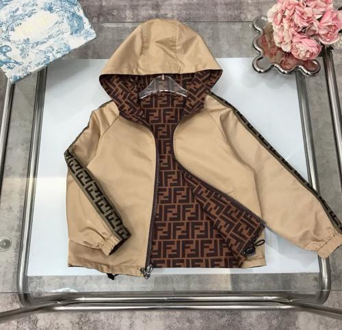 جاكيت فندي دبل فيس طبق الاصل للجنسين