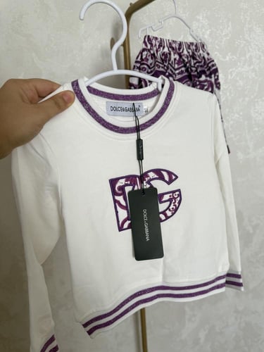 تيورD&G قطعتين باللون البنفسجي