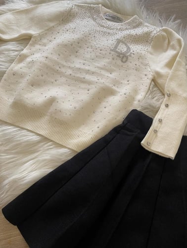 تيور ديور صوف بالكامل مزين بكرستال