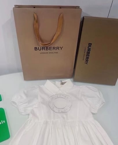 فستان انيق بف الاكمام بربري