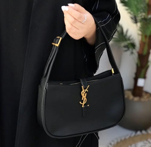 شنطة سان لوران اسود مطفي