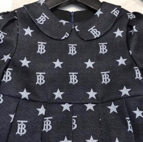 فستان بربري كحلي طبق الاصل