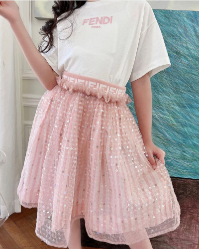 تيور فندي قطعتين فخم مزين بترتر