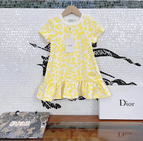 فستان ديور قطن