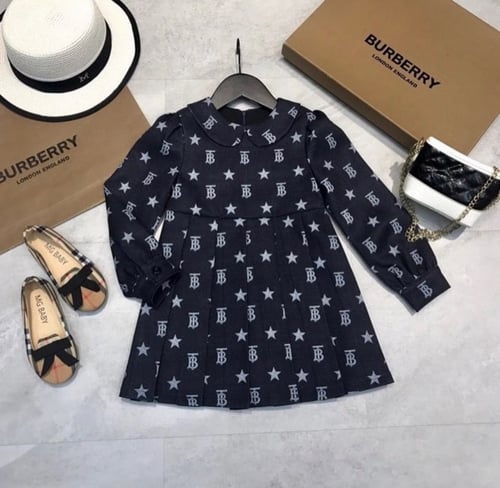 فستان بربري كحلي طبق الاصل