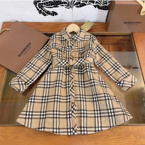 فستان بربري شتوي طبق الاصل مع الحزام