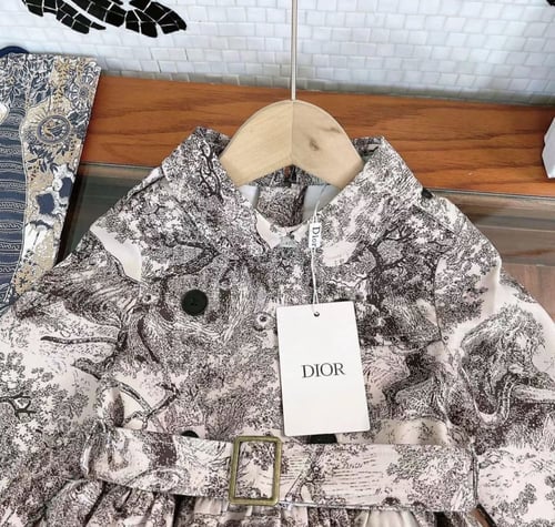 فستان ديور انيق جدا مزين بحزام