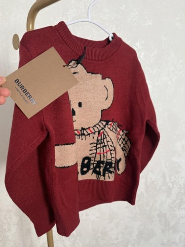 بلوفر بربري صوف للجنسين باللون العودي