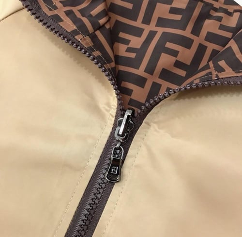 جاكيت فندي دبل فيس طبق الاصل للجنسين