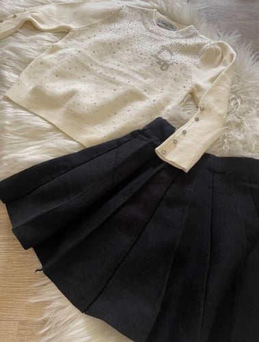 تيور ديور صوف بالكامل مزين بكرستال