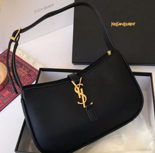 شنطة سان لوران اسود مطفي