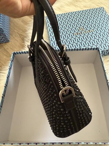 حقيبة توري بورش كريستال اسود