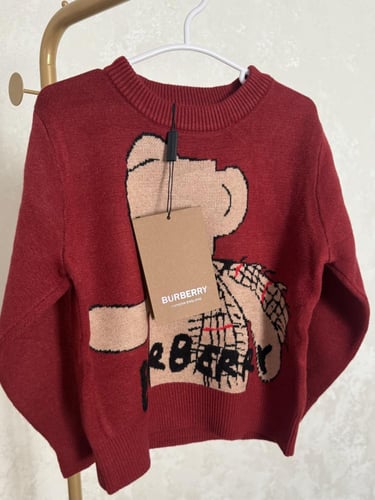 بلوفر بربري صوف للجنسين باللون العودي